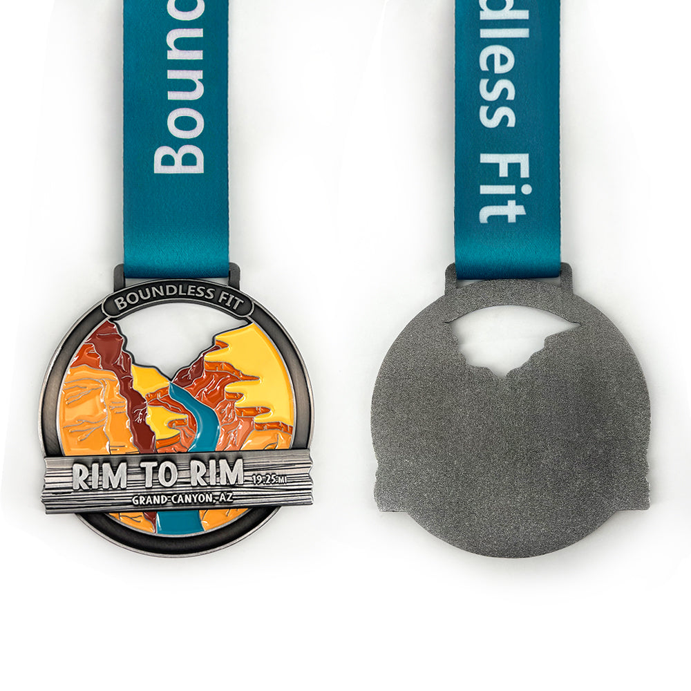 Rim to Rim Boundless Fit Finisher Medal