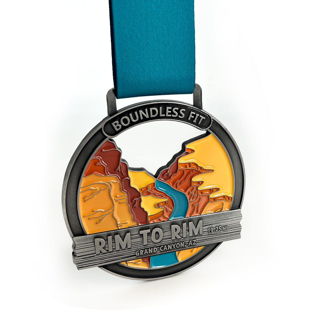 Rim to Rim Boundless Fit Finisher Medal