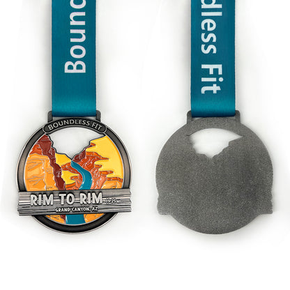 Rim to Rim Boundless Fit Finisher Medal