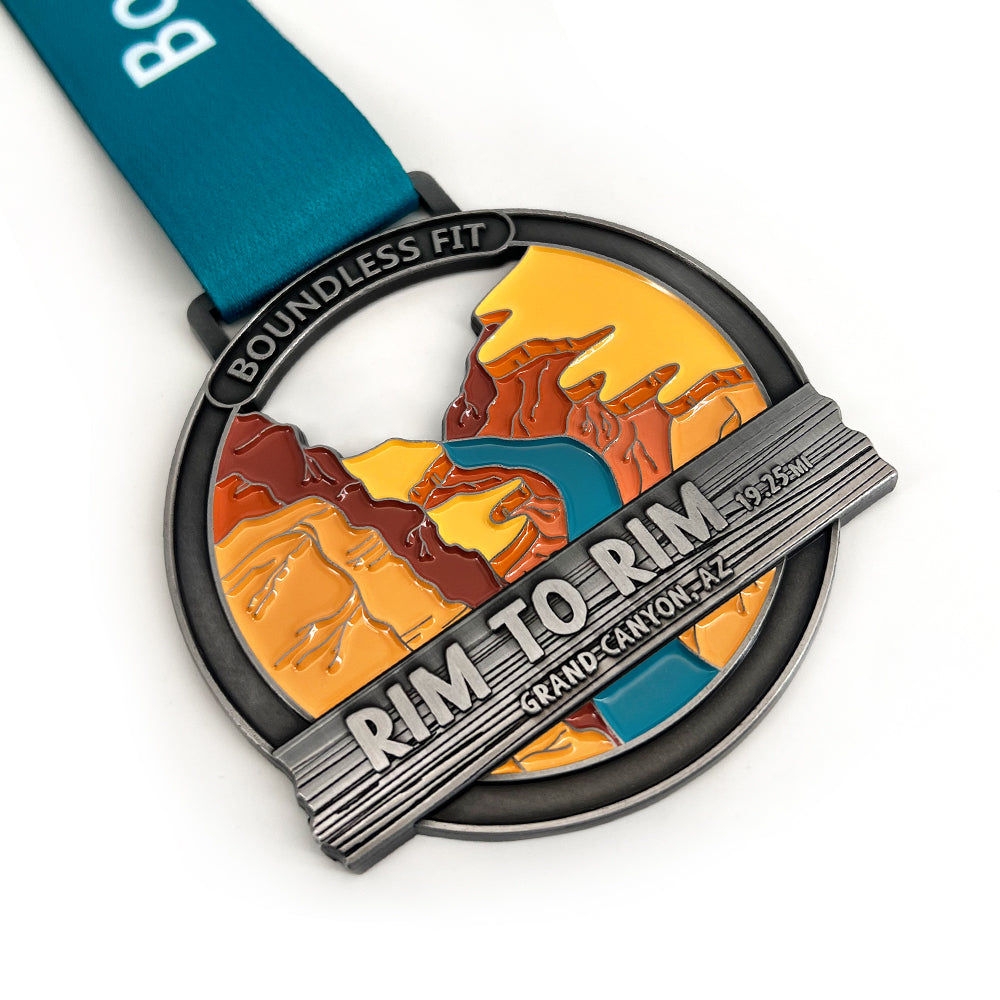 Rim to Rim Boundless Fit Finisher Medal