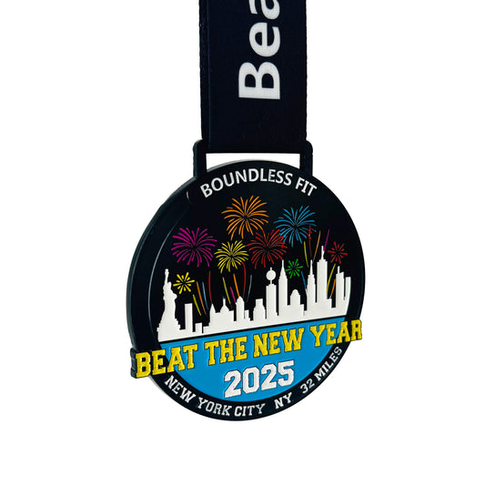 Beat the New Year Challenge Finisher Medal